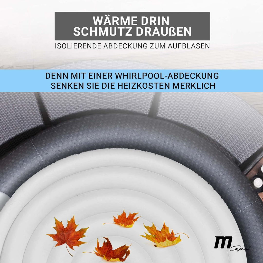Miweba Mspa aufblasbare Abdeckung B9300108 / B0301969 für Whirlpools - Rund - Delight - Premium - El