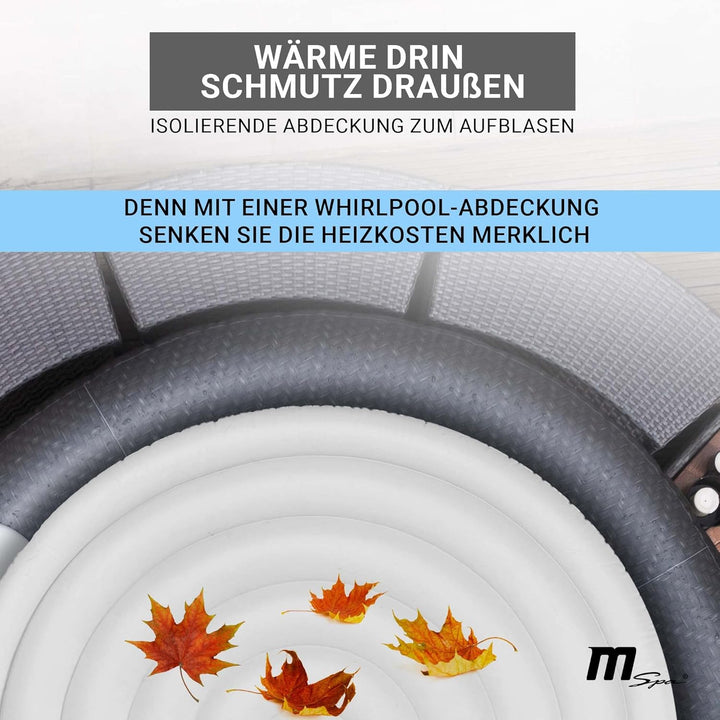 Miweba Mspa aufblasbare Abdeckung B9300108 / B0301969 für Whirlpools - Rund - Delight - Premium - El