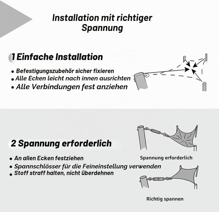 Sonnensegel Wasserdicht 2x3m Rechteckig Sonnenschutz Wasserabweisend 3x2 Meter PES Polyester Segel m