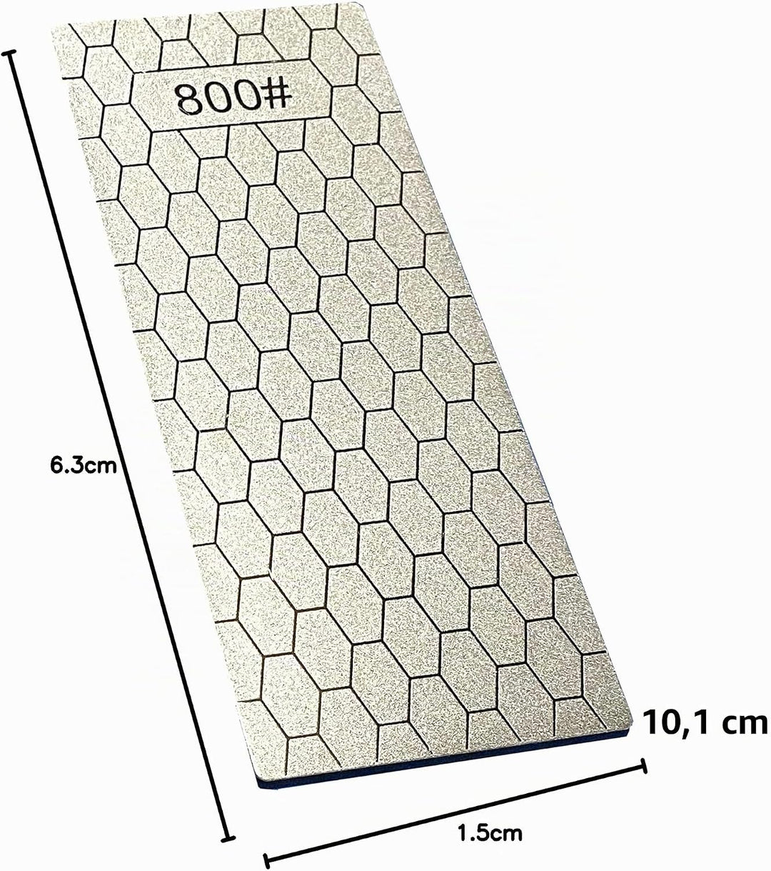 Yuejizhe 6 x Diamant-Steinschärfer, 400/600/800/1000/1200/2000 Schleifstein mit extra feiner/grober