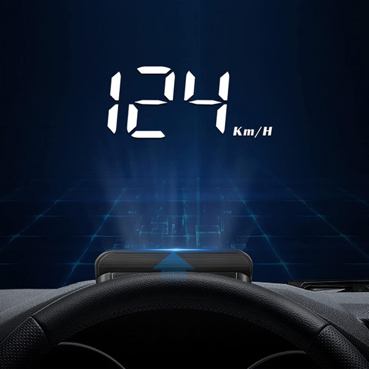OBD2 HUD Head Up Display, Auto HUD Tachometeranzeige Windschutzscheibenprojektor Multifunktionsanzei