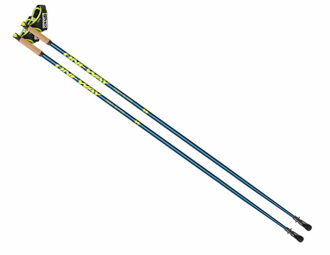 ONEWAY Nordic Walking Stöcke Team 15 Carbon Wanderstöcke Trekking Wandern Team 18 - 90% Diamond Carb
