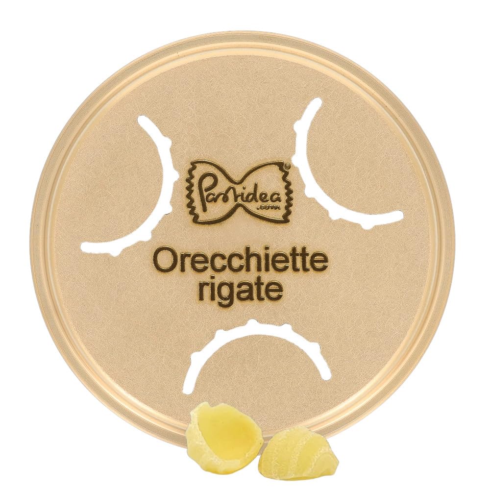 Pastidea - Matrize Bronze - Orecchiette gestreift 15mm - kompatibel mit Kenwood Pasta Fresca oder mi
