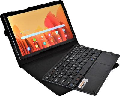 MQ für Galaxy Tab A7 10.4 - Bluetooth Tastatur Tasche mit Multifunktions-Touchpad für Samsung Galaxy