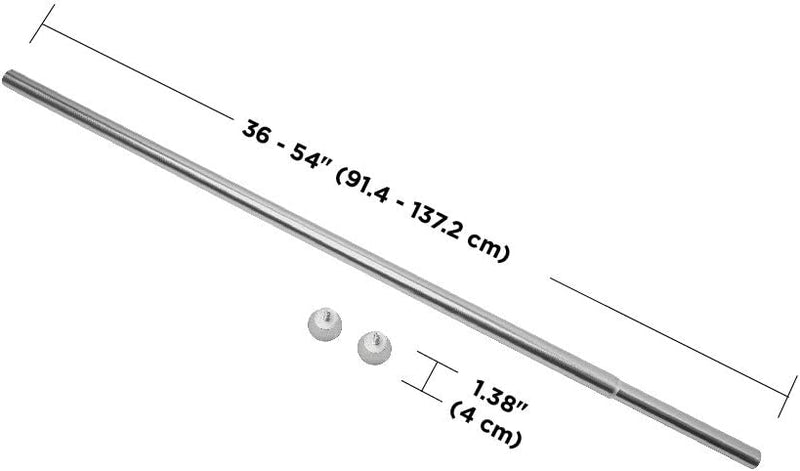 Umbra 244923-410-REM Chroma Spannstange - Verstellbare Spannstange für Gardinen und Gardinen, 36 bis