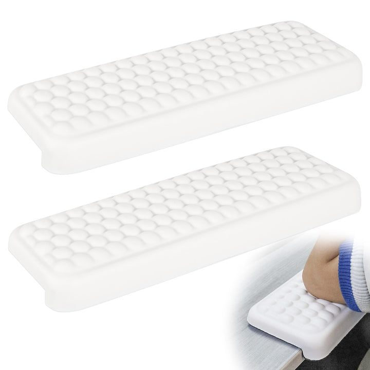 2 Stück L-Förmige Ergonomische Handgelenk Ellenbogenkissen, 30x10cm Memoryfoam Schreibtisch Handball