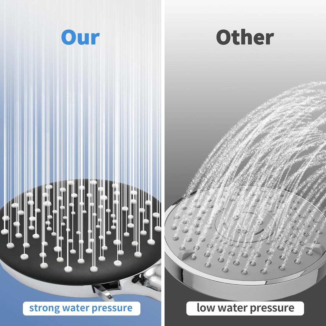 Duschkopf mit Filter 6+1 Strahlarten Duschkopf mit Schlauch Duschbrause Shower Head Wassersparend Ho