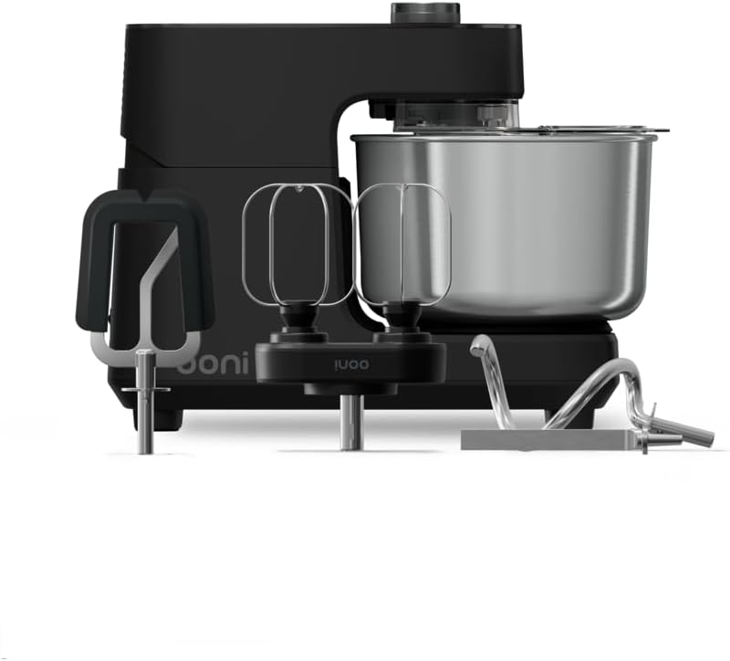 Ooni Halo Core 4,8 L Spiralknetmaschine Teigmaschine Schwarz, Schwarz