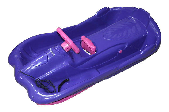 AlpenGaudi Alpenspace Purple 100x54x28 cm Mädchenbob Bob Lenkbob