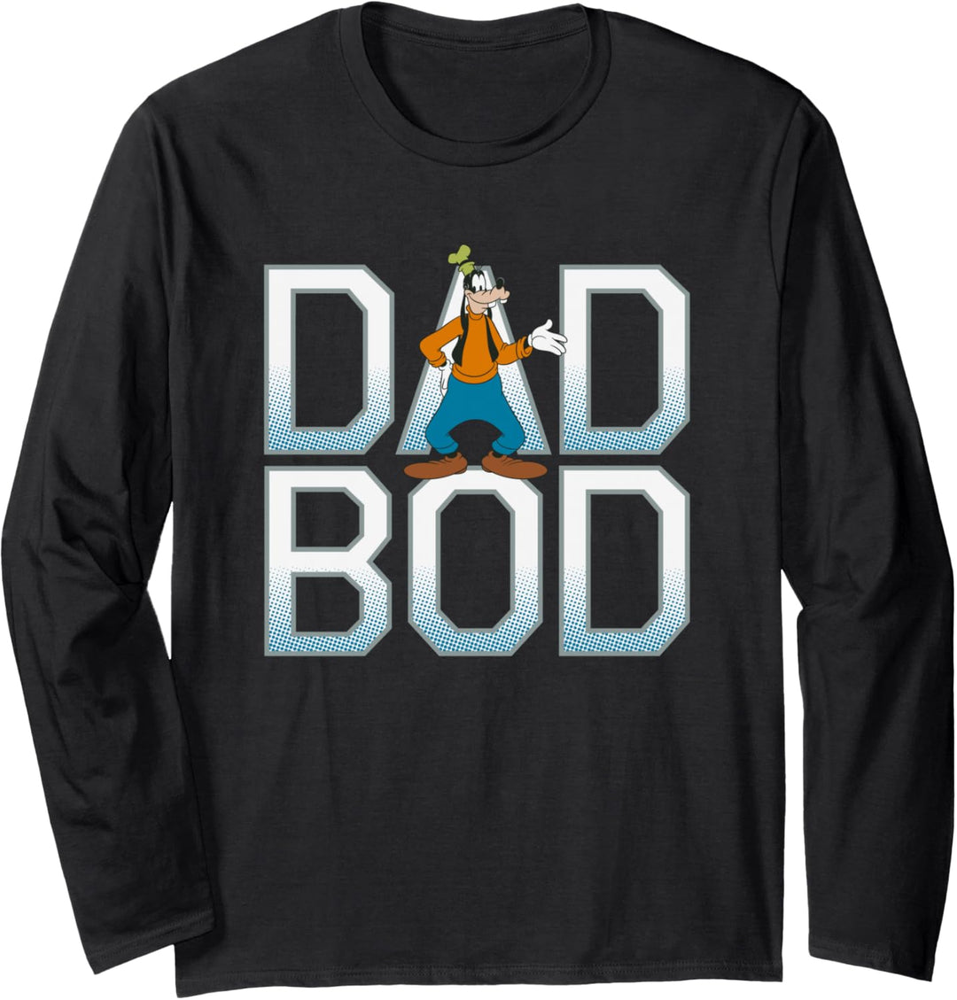 Disney Goofy Dad Bod Langarmshirt