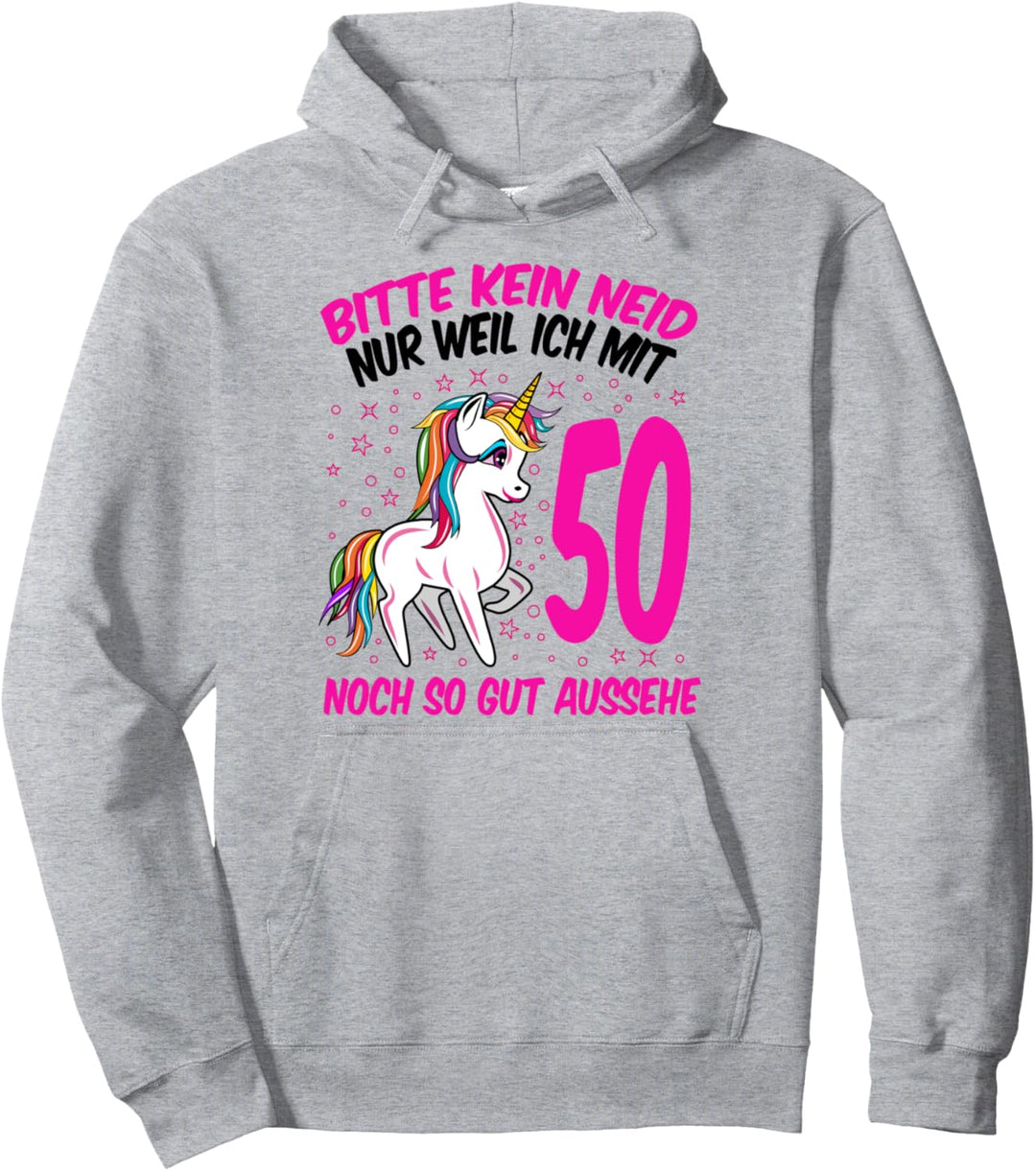 Bitte kein Neid weil ich mit 50 so gut aussehe 50 Geburtstag Pullover Hoodie
