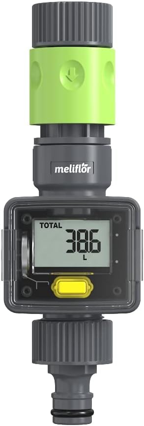 Aqualimeter (Bewässerungssteuerung) Wert in Liter oder Gallonen. Verschiedene Betriebsmodi: Durchflu