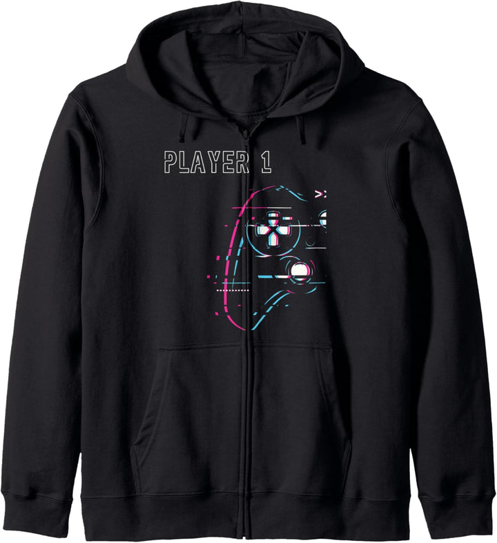 Zocker Paar - Player 1 Player 2 - Gamer Team Kapuzenjacke