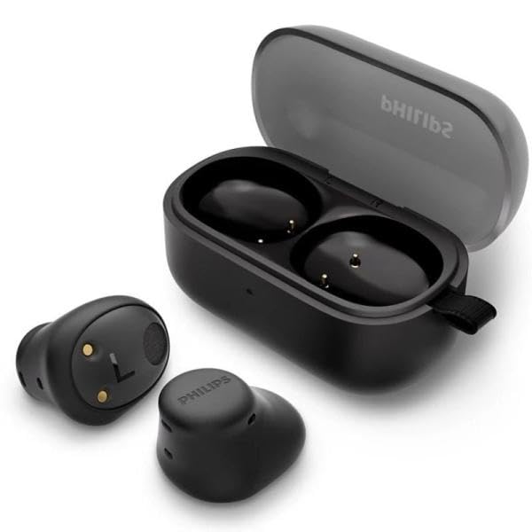 Philips TAT2149BK True Wireless In Ear Bluetooth Headphones - Small Buds. Great Value Natural Sound.