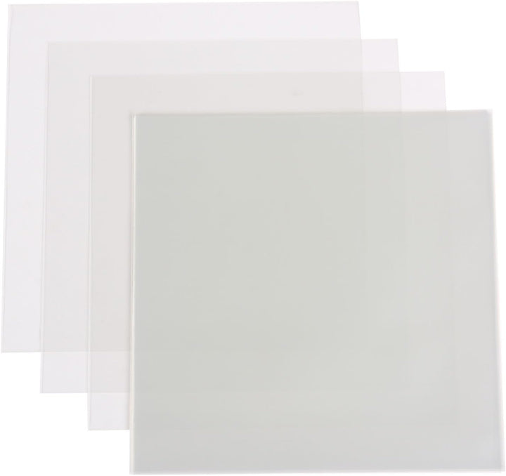 1000 Stück Premium Single Schutzhüllen hoch transparent 185x185 mm Vinyl 7 Zoll Sleeve
