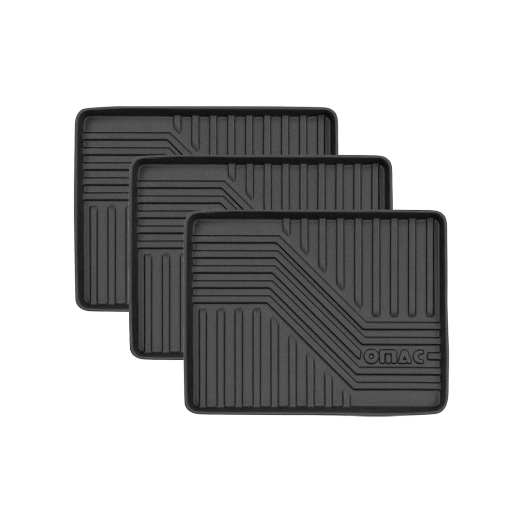OMAC Schuhmatte Sauberlaufmatte Abtropfschale Napfunterlage 43x33cm Unterlage 3X 3x 43x33 cm, 3x 43x