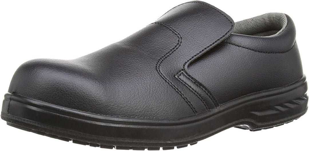 Portwest Steelite Sicherheitsslipper S2, Grösse: 39, Farbe: Schwarz, FW81BKR39 39 EU Schwarz, 39 EU