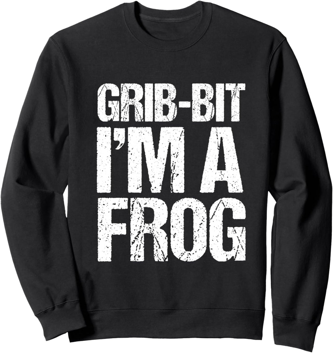 Grib-bit I'm A Frog, Lustiges Halloween Frosch Kostüm Sweatshirt
