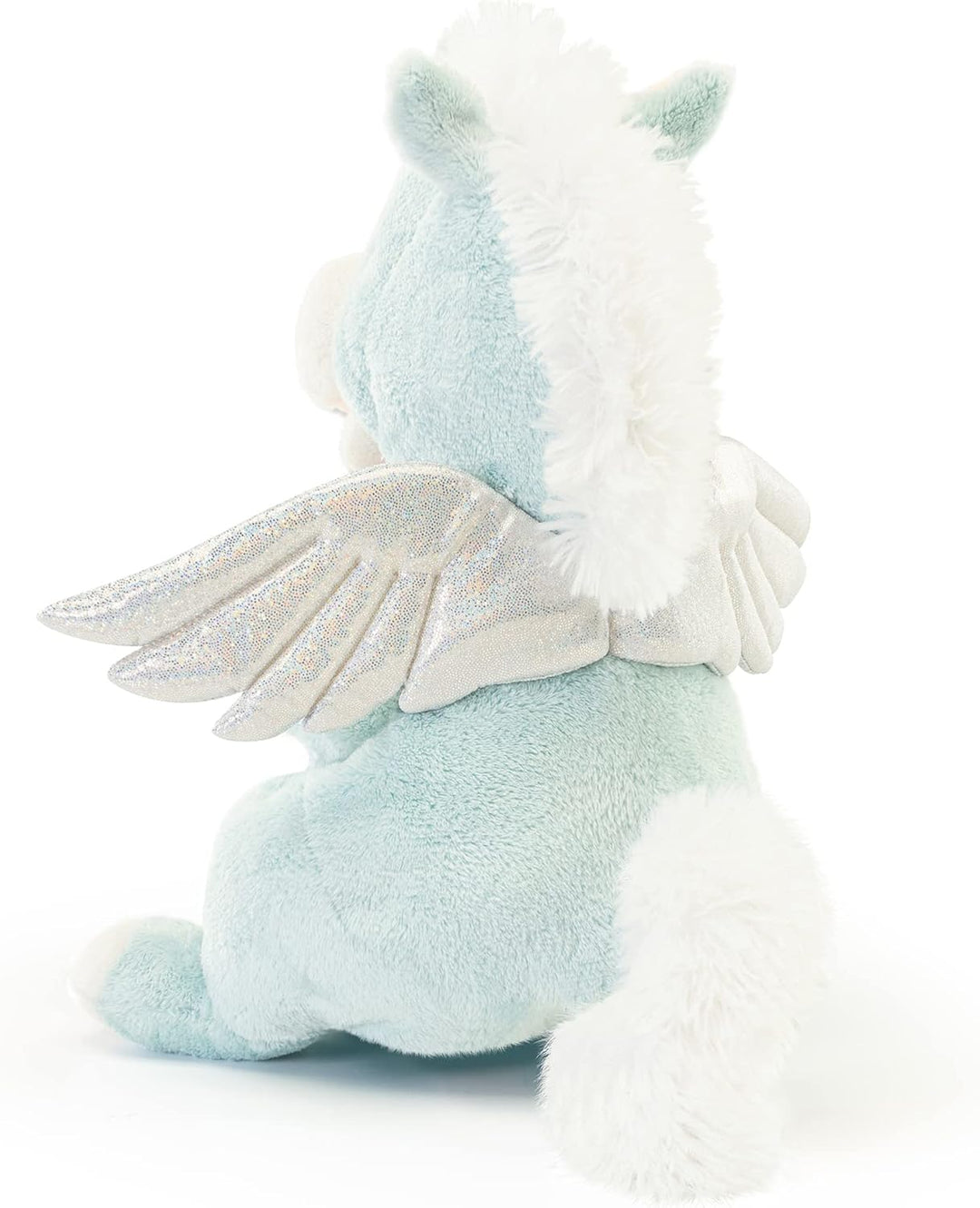 Trudi Puppets 29307 Plüsch Handpuppe Pegasus 18 x 27 x 19 cm (S), Stofftier aus hochwertigen Materia