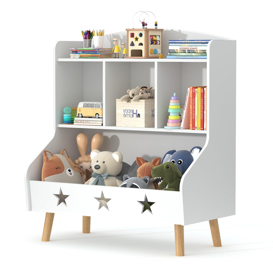 Garden 4 you Kinderregal, Bücherregal für Kinder, Kinderzimmerregal, Bücherregal Aufbewahrungsregal