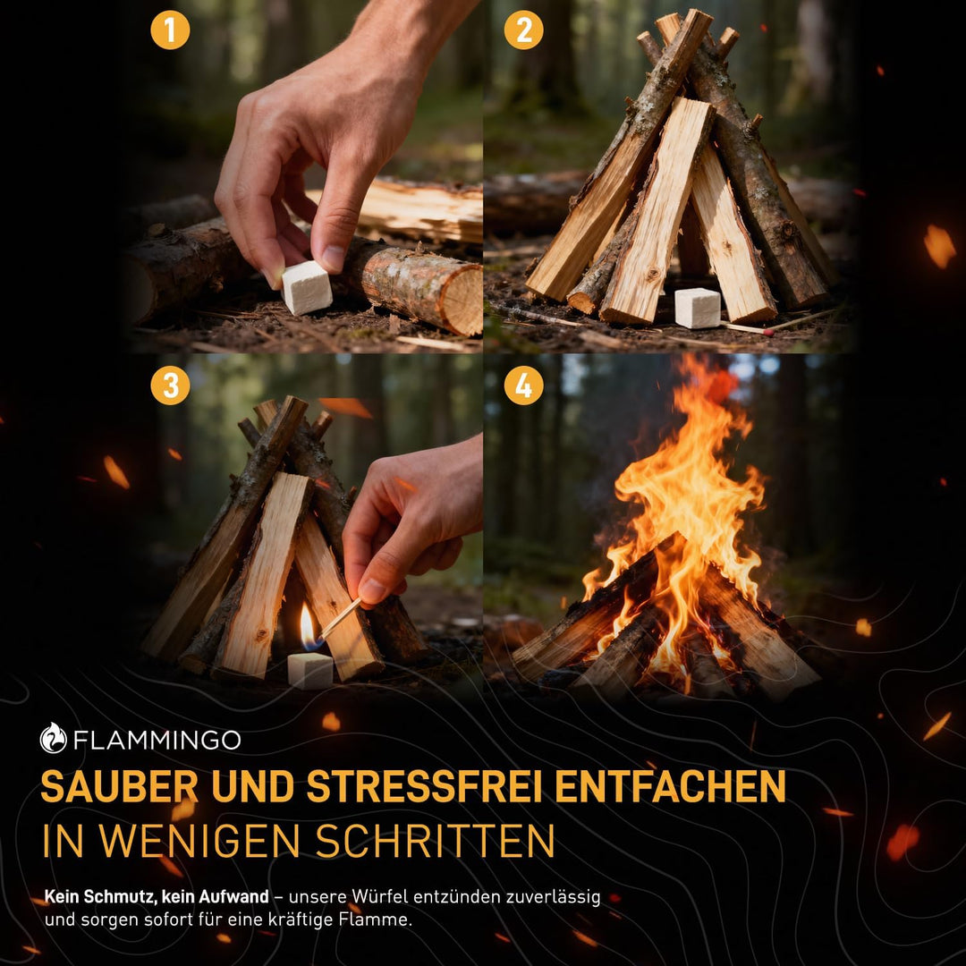 BELKO 1152x Anzündwürfel Kaminanzünder Kohle-Anzünder BBQ-Grillanzünder Ofenanzünder (Ofen-anzünder,