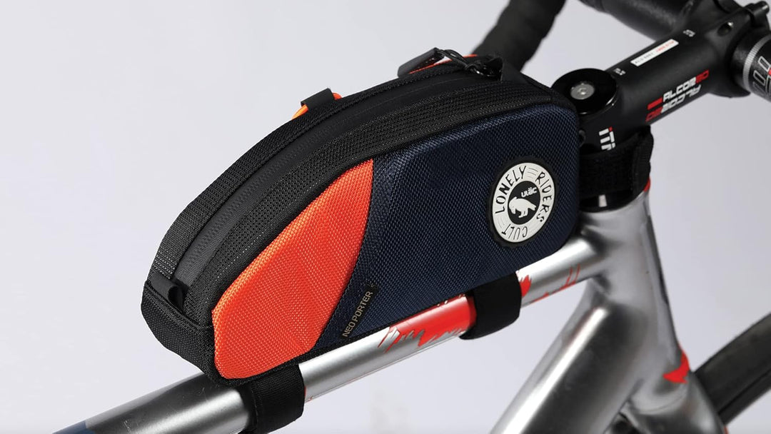 ULAC - Rahmentasche für Fahrrad Trekking PRO | wasserdichte Materialien | 21x10x6 cm | Reissverschlu