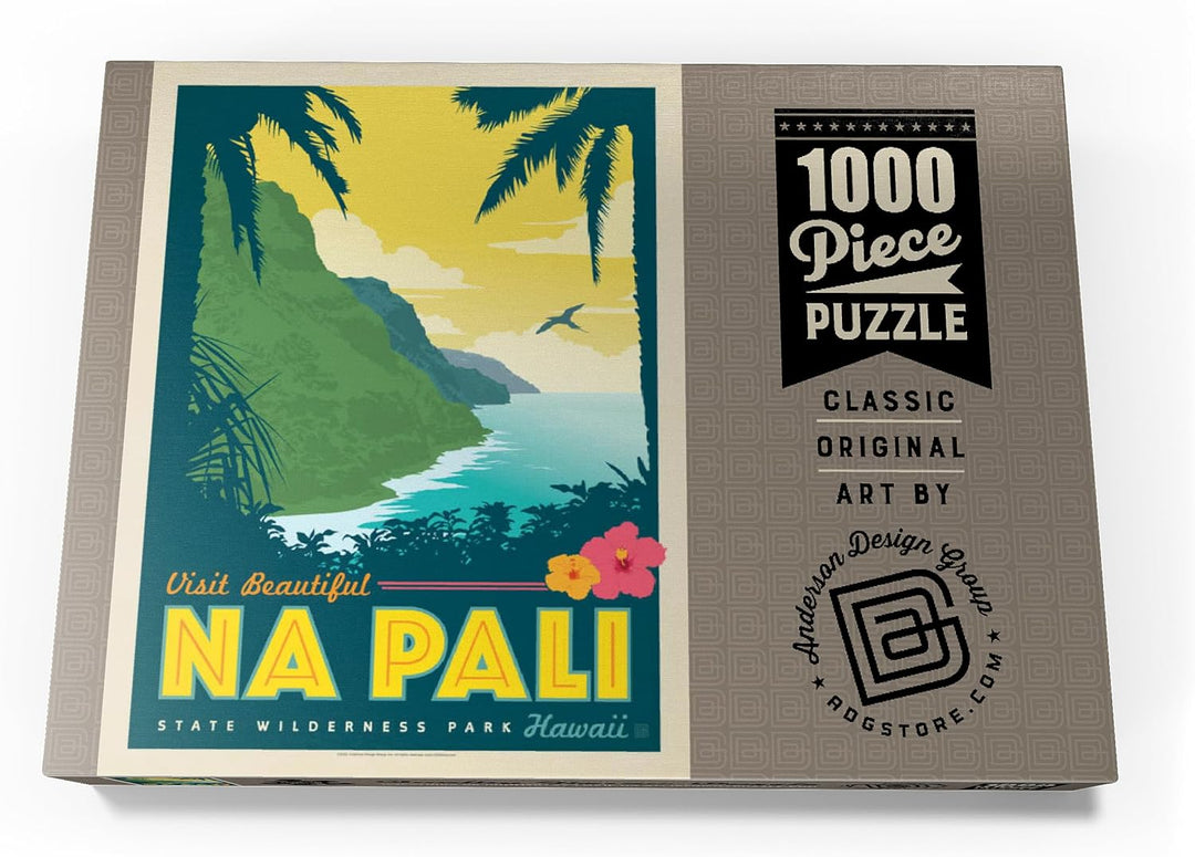 Hawaii: NA Pali State Wilderness Park - Premium 1000 Teile Puzzle - MyPuzzle Sonderkollektion von An