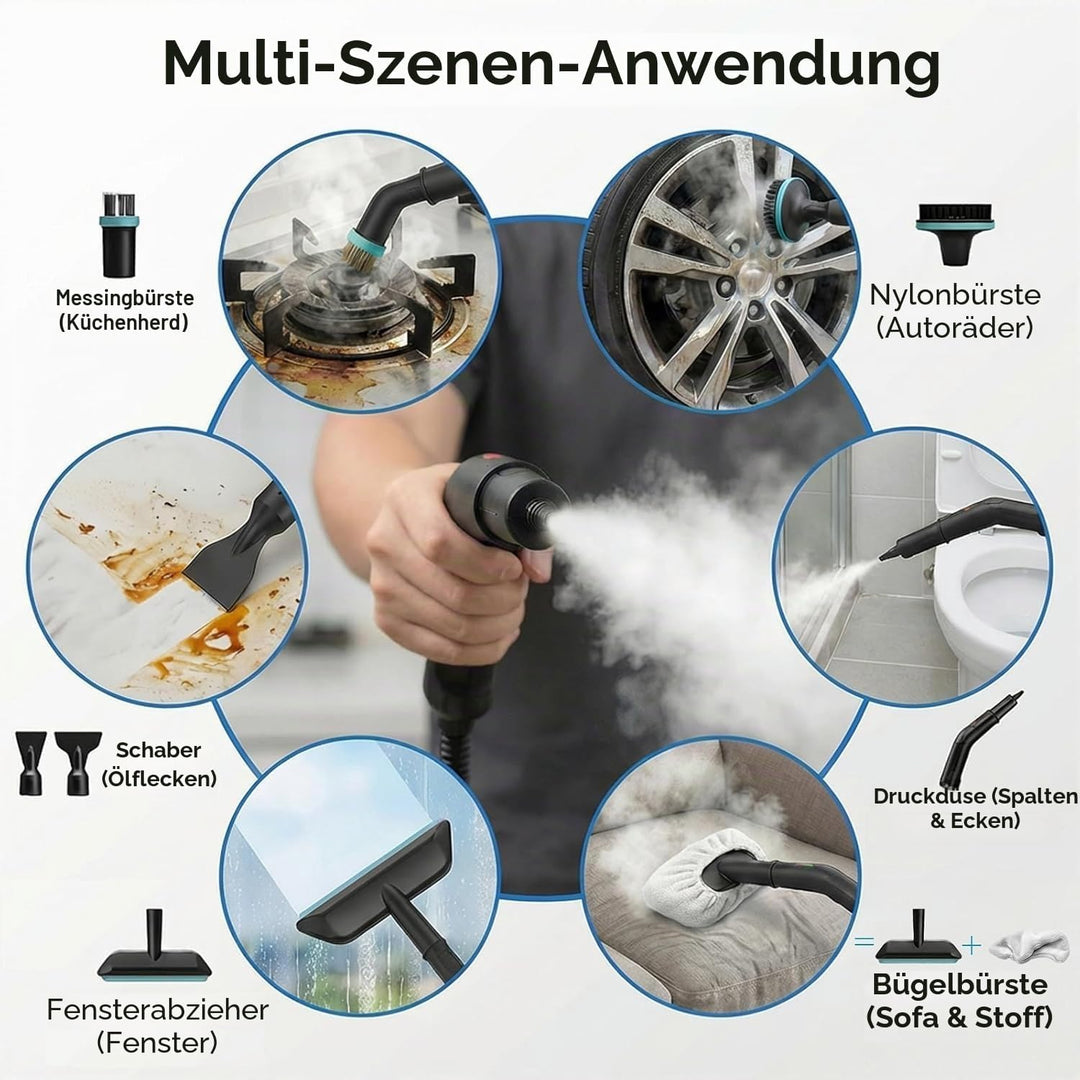 Dampfreiniger Handgerät Handdampfreiniger Dampfreiniger für Alles Steam Cleaner Handlicher für Fussb