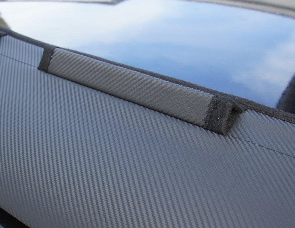 AB3-00039 Carbon Optik Auto Bra kompatibel mit Dacia Duster II Bj. 2018-2024 Haubenbra Steinschlagsc