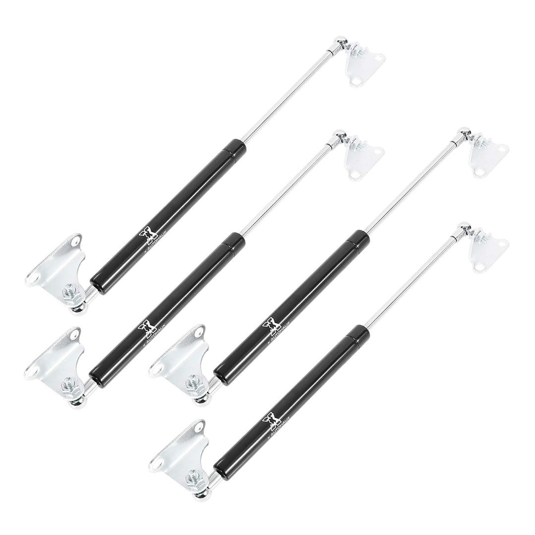 X AUTOHAUX 4 Stück Gasdruckfeder 300N Gasdruckdämpfer Gasfeder Heckklappe Dämpfer für Auto Boot Schw