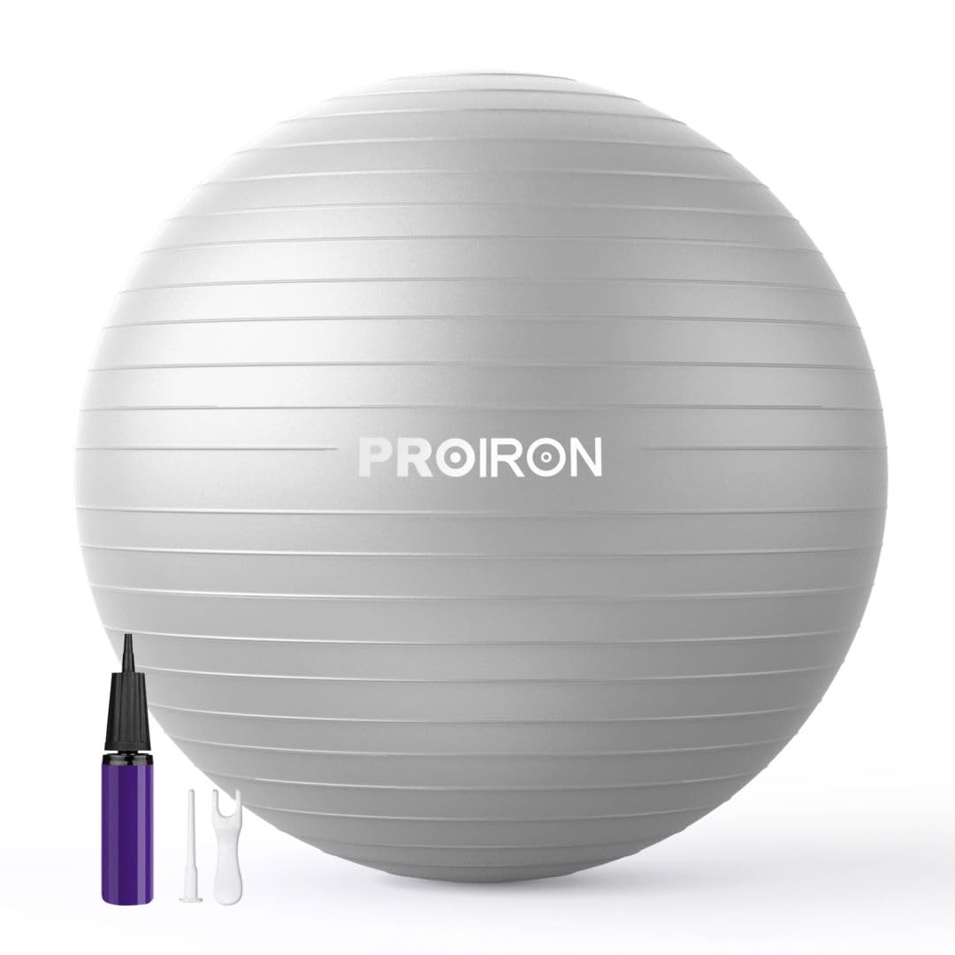 PROIRON Gymnastikball Pezziball Sitzball Trainingsball Fitnessball &amp; Balance für Core-Training mit P