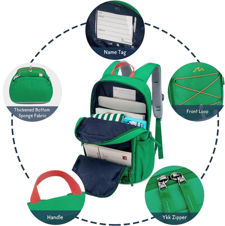 MOUNTAINTOP Kinderrucksack Mädchen Jungen Schulrucksack Schultasche für Schule Wander, 15L, 25 x 14