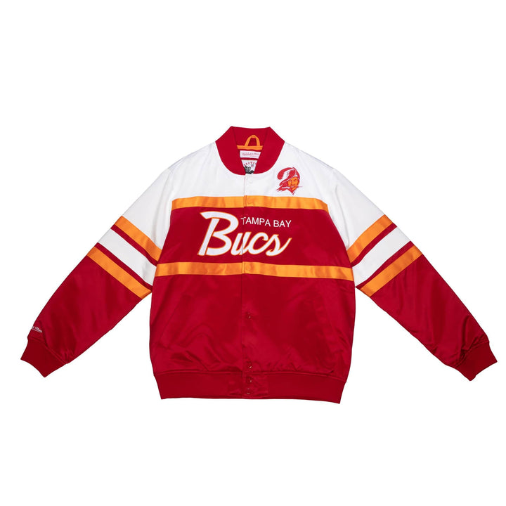 Mitchell & Ness NBA Special Script Heavyweight Satin Jacket Tampa Bay Buccaneers, Rot S, Tampa Bay B