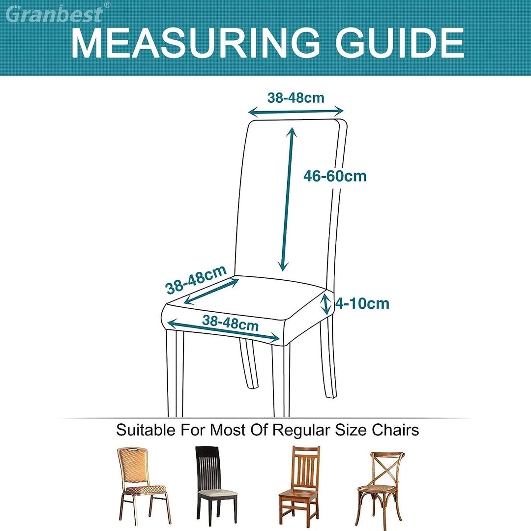 Granbest 2023 Neues Muster Super Dehnbar Dining Stuhlhussen, Verdickte Jacquard Stuhl Slipcover für