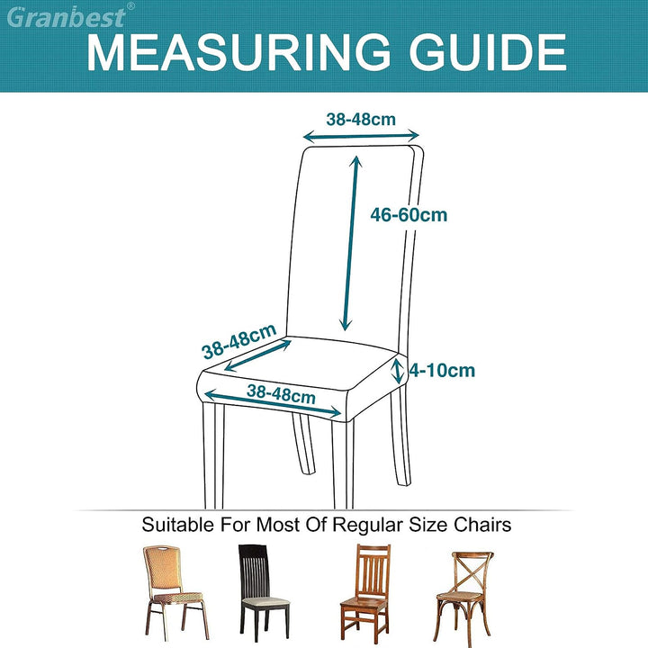 Granbest 2023 Neues Muster Super Dehnbar Dining Stuhlhussen, Verdickte Jacquard Stuhl Slipcover für
