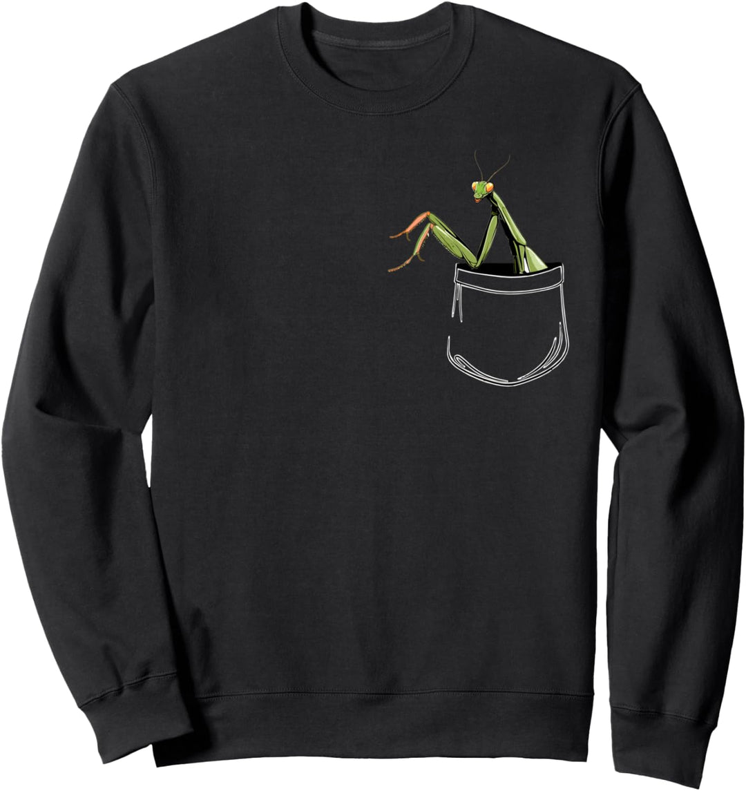 Tasche Gottesanbeterin, lustige Gottesanbeterin in der Tasche Sweatshirt