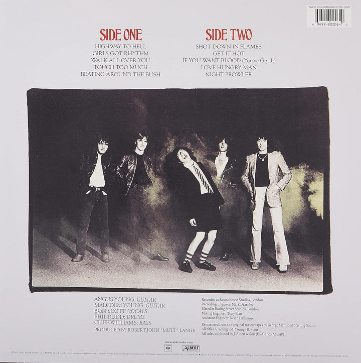 Highway to Hell, Vinyl