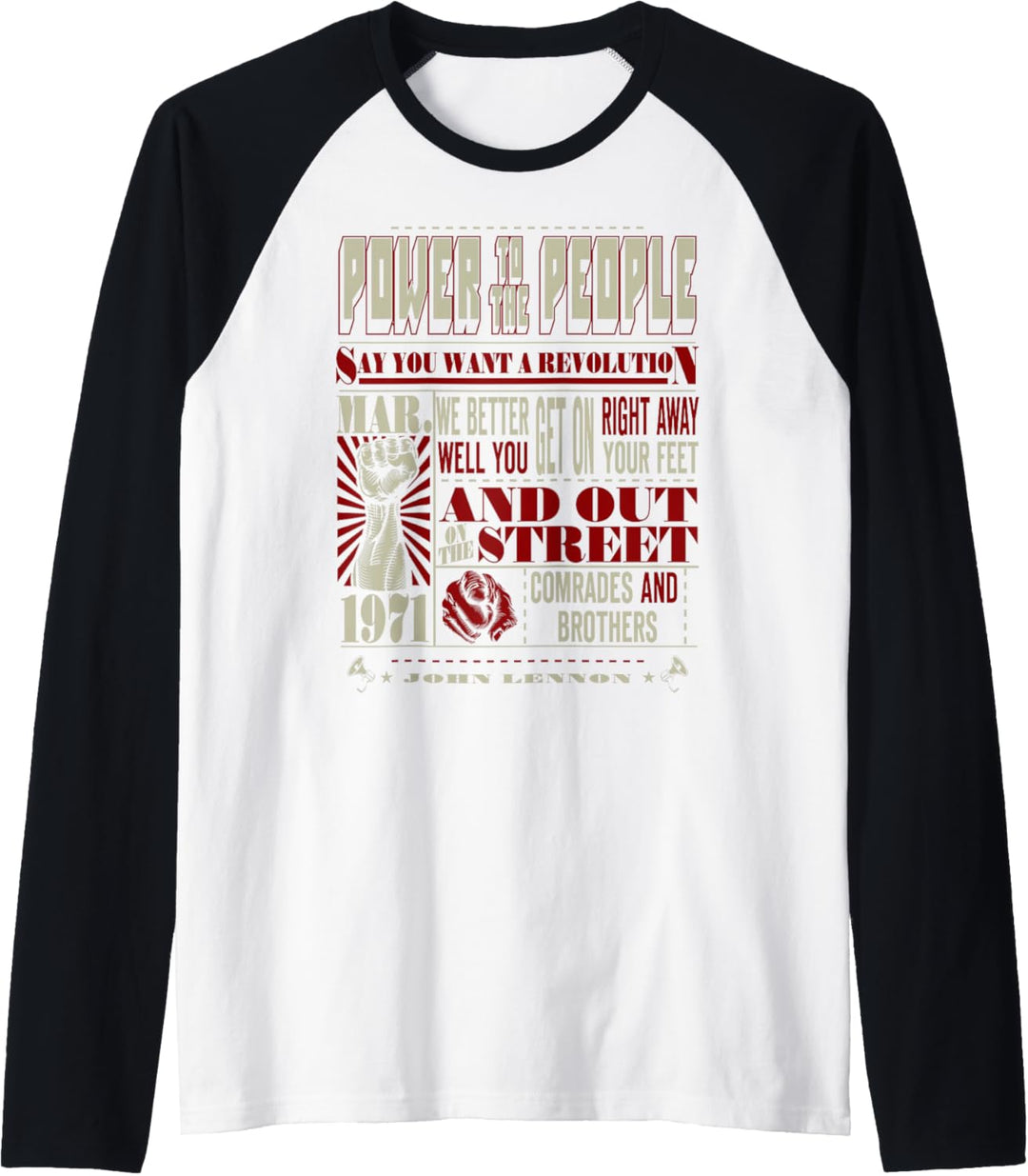 John Lennon - Revolution Raglan