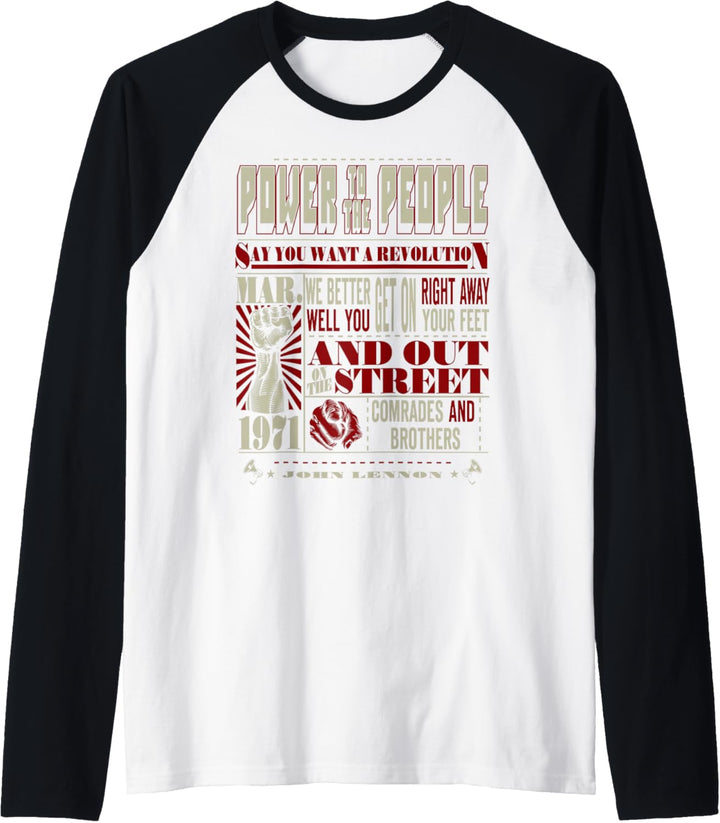 John Lennon - Revolution Raglan