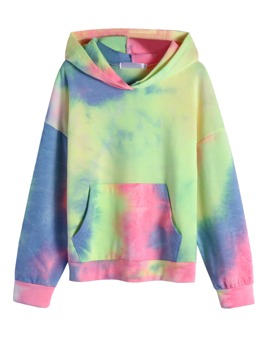 Arshiner Mädchen Hoodie Batik Kinder Pullover Freizeit Mode Sweatshirt mit Kapuze Herbst Winter Lang