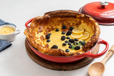 Le Creuset Signature Gusseisen Gourmet-Profitopf, Rund, Ø 26 cm, 2,2 l, Für alle Herdarten inkl. Ind