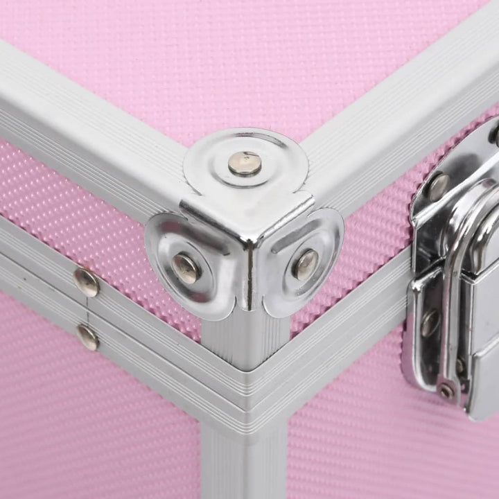 vidaXL Kosmetikkoffer 37x24x40cm Schminkkoffer Schmuckkoffer mehrere Auswahl Pink, Pink