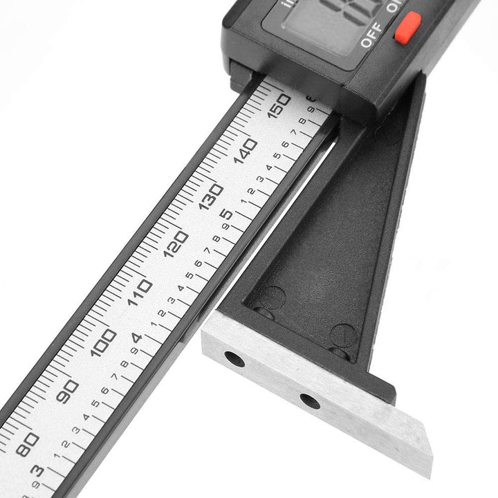 Digitales Höhenmessgerät, 0-150mm Digitales Präzisions-Höhenmessgerät mit Magnetfuss zum Nullstellen