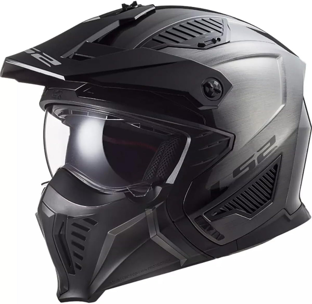 LS2, Jet modularhelme motorrad DRIFTER Jeans titanium 2206, XL