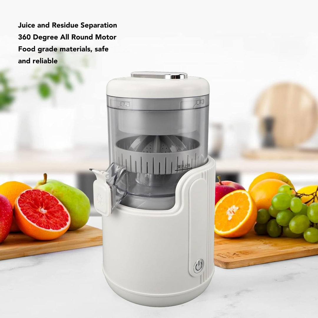 Elektrische Entsafter-Maschine, USB Wiederaufladbar, 360-Grad-Motor, Fruchtpresse, Saftpresse, Elekt