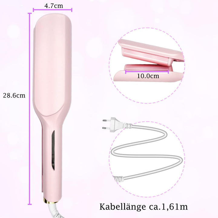 Grosscat welleneisen Lockenstab Locken für Haare 32mm, Deep Waves, Wasserwellen, Mermaid Waves, Well