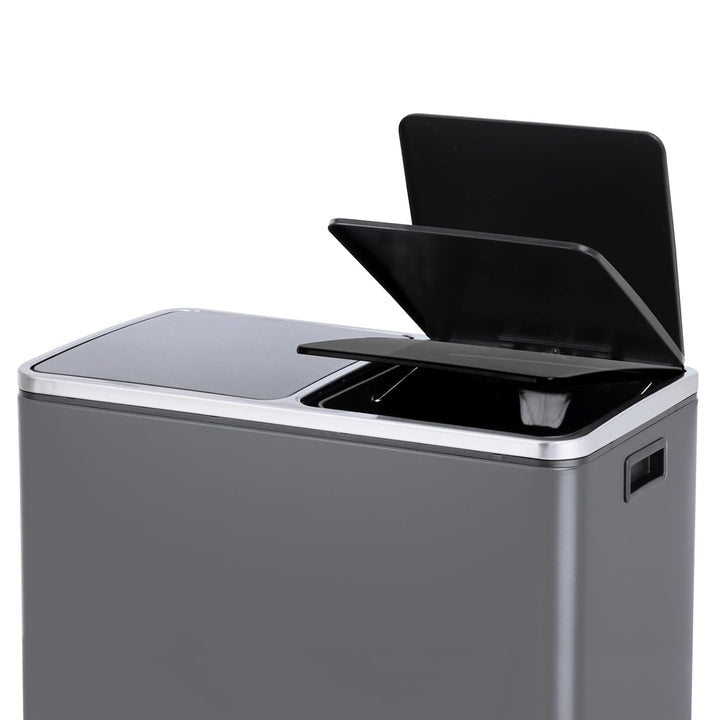 SVITA TM2X30 Treteimer 60 Liter Abfalleimer Mülleimer Design Mülltrennung Papierkorb Küchen-Ordnung
