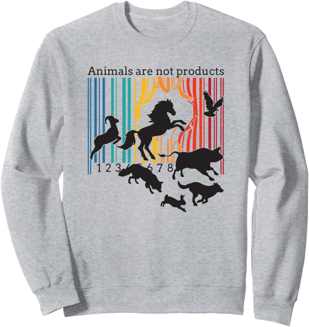 Animals Are Not Products Liberation Vegetarische Tierrechte Sweatshirt