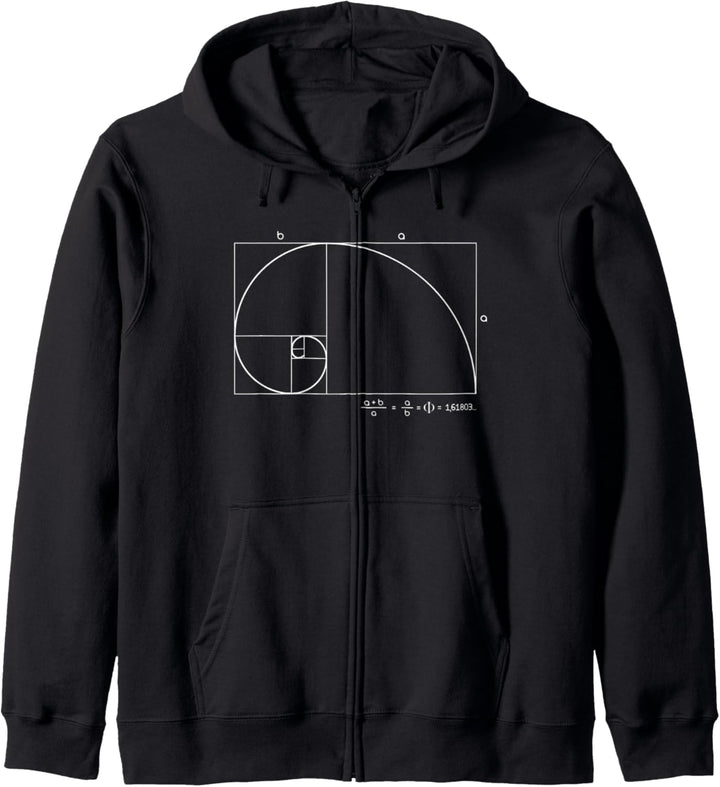 Fibonacci Golden Ratio Kapuzenjacke