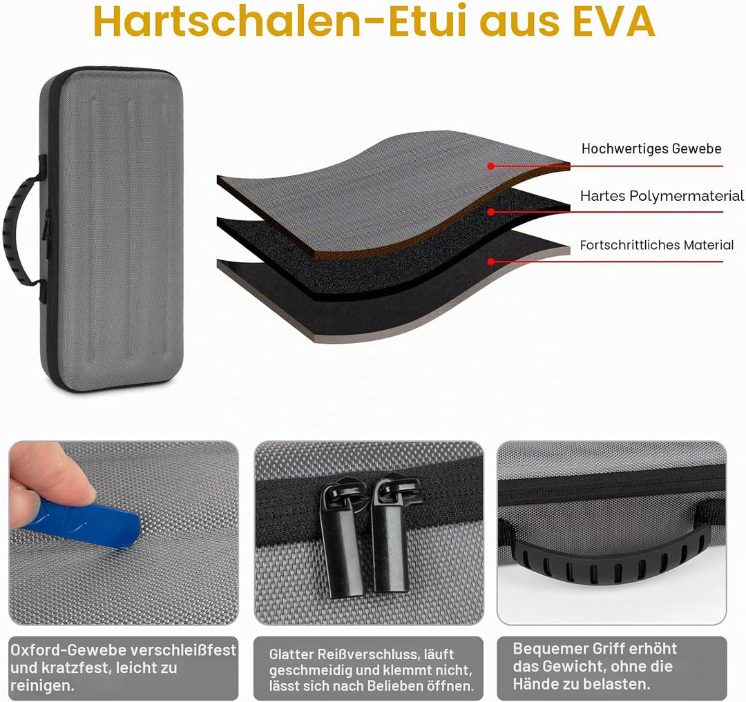 Keyboard-Tragetasche, 87-98 Tasten Mechanische Gaming-Tastatur Hartschalenkoffer Reise Schutztasche,